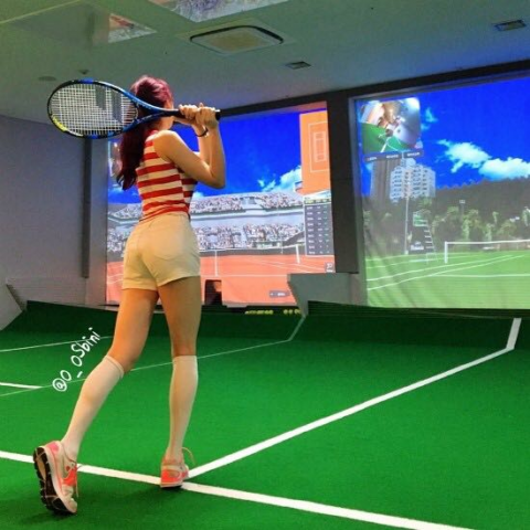 AR互动模拟网球设备