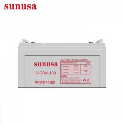 SUNUSA铅酸免维护蓄电池100AH