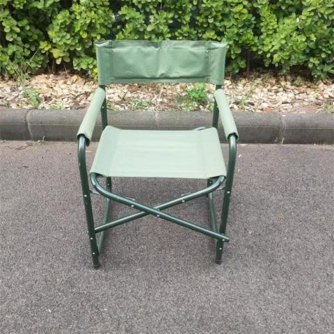 军绿纯色作训椅 户外折叠椅