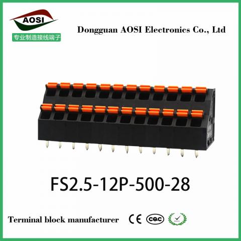 直插式接线端子排FS2.5-XX-500-28
