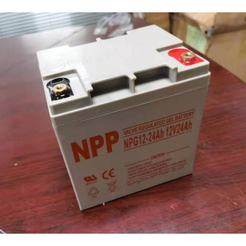 NPP耐普胶体蓄电池NPG12-40AH免维护12V40AH电力控制系统电池