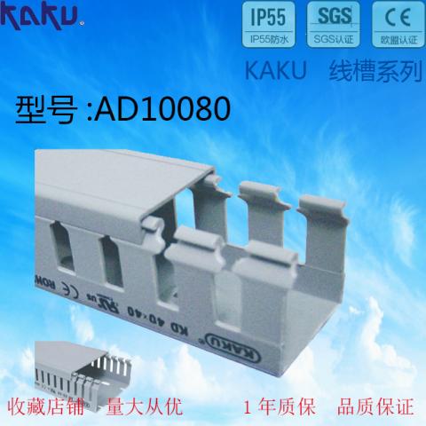AD100*80 阻燃绝燃性线槽PVC材质线槽