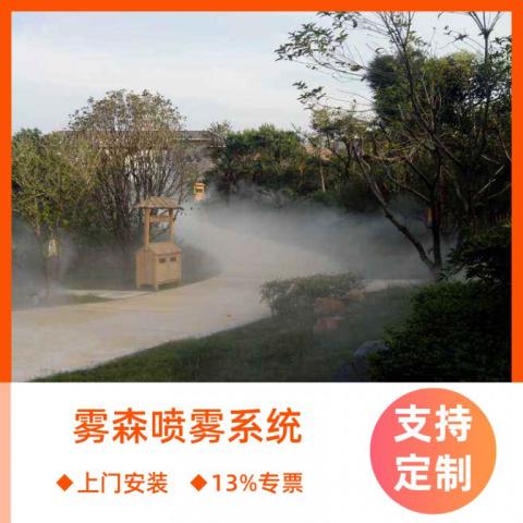 霧森系統(tǒng)人造霧露營地高壓噴霧機(jī)景觀園林霧化造霧機(jī)降溫除塵加濕