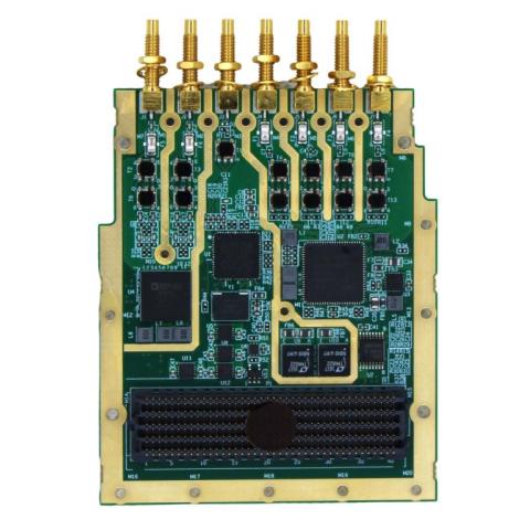 FMC子卡：4通道250M/16bit ADC+4通道2.8G/16bit DAC