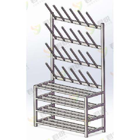 食品车间员工换靴架水靴架沥水架304不锈钢材质