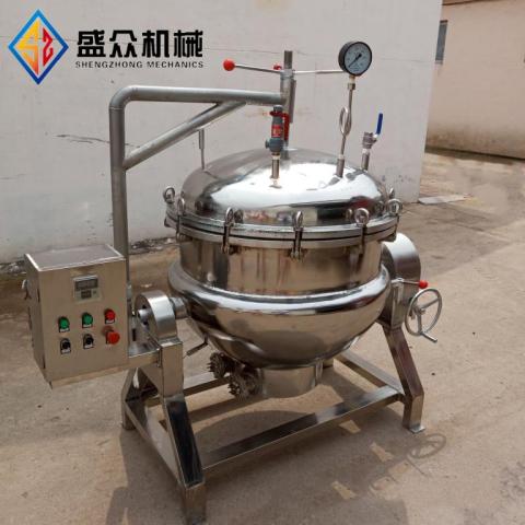 全自动高温粽子蒸煮锅蒸汽加热五香肉粽高压蒸煮锅