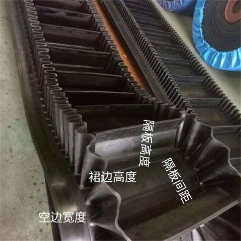 防撕裂橡胶裙边带过滤机皮带