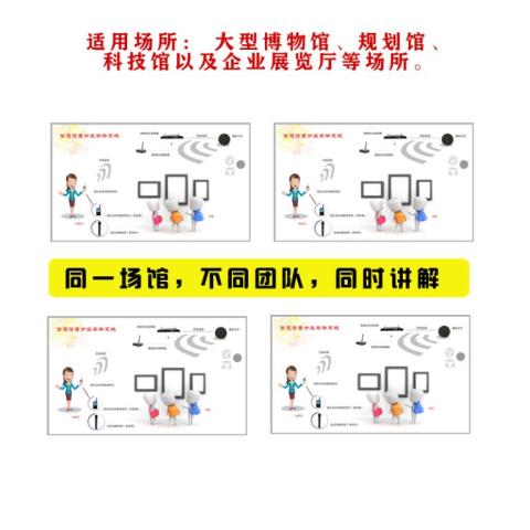 分区讲解接待展厅语音导览设备多通道解说