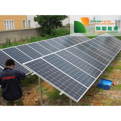 分布式电站电气运行维护光伏电站组件清洗