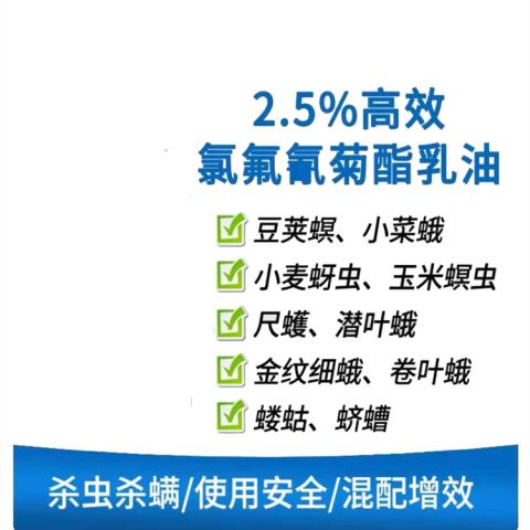 2.5%高效氯氟氰菊酯乳油EC杀虫剂