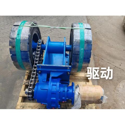隧道臺車電機(jī)驅(qū)動實心輪胎直徑560型直徑650型直徑680型直徑800型
