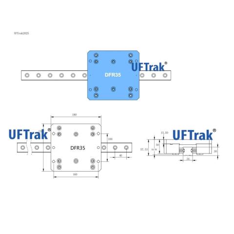 UFTrak高速滚轮导轨 DFR35