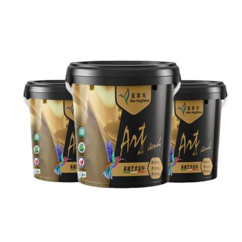 蓝翠鸟外墙艺术功能性漆天然彩石耐擦洗可定制内外墙水性涂料