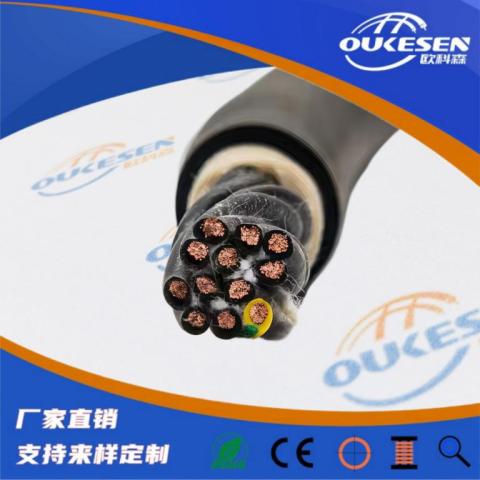 PUR耐扭轉機器人機械手控制電纜