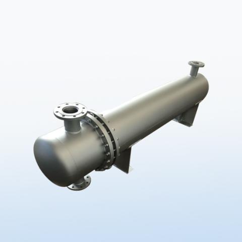高溫空氣油水管殼式換熱器