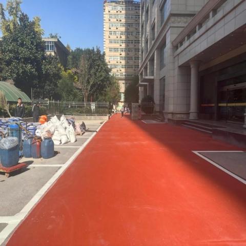 收费站聚合物防滑路面
