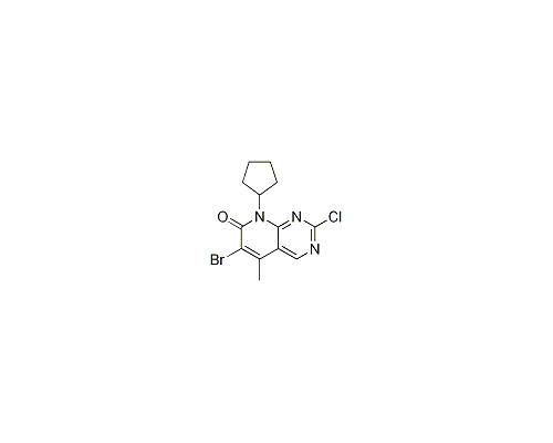 6-溴-2-氯-8-环戊基-5-甲基吡啶并[2,3-d]嘧啶-7(8H)-酮