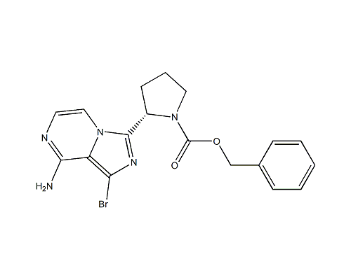 (S)-2-(8-氨基-1-溴咪唑并[1,5-a]吡嗪-3-基)吡咯烷-1-羧酸苄酯