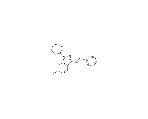 (E)-6-碘-3-[2-(吡啶-2-基)乙烯基]-1-(四氢-2H-吡喃-2-基)-1H-吲唑