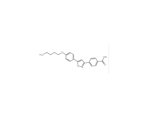 4-(5-(4-(戊氧基)苯基)异恶唑-3-基)苯甲酸