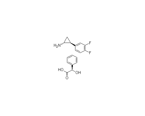 (1R,2S)-2-(3,4-二氟苯基)环丙胺 (R)-扁桃酸盐