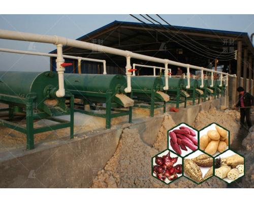 红薯淀粉提取设备、淀粉加工机器