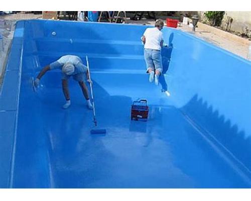 蓄水池游泳池聚脲喷涂防水防滑涂料