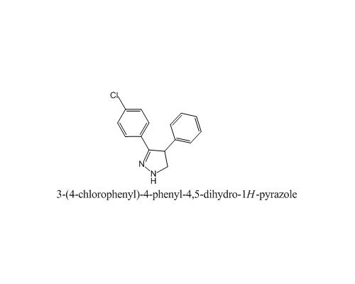 3-(4-氯苯基)-4-苯基-4,5-二氢-1H-吡唑