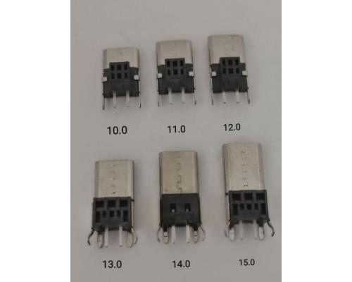 MICRO2P直插母座12.013.0直弯脚