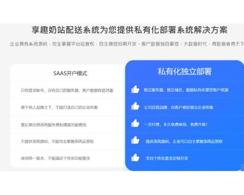 私有化鲜奶配送系统为您提供系统解决方案