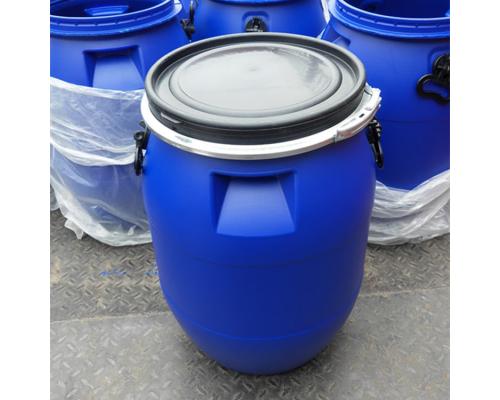 60公斤塑料桶兰色60L大口桶抱箍桶