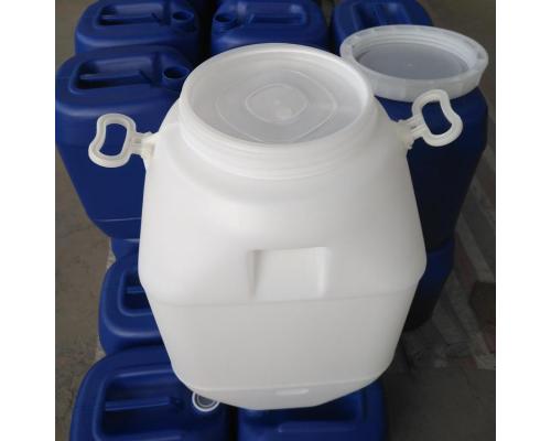 白色方50L塑料桶开口螺旋盖50公斤塑料桶
