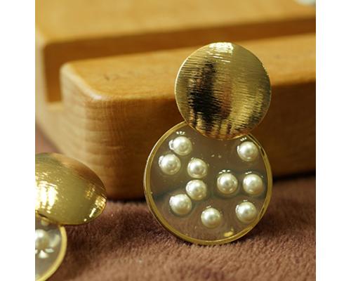 纯银耳针珍珠工艺时尚韩式耳环