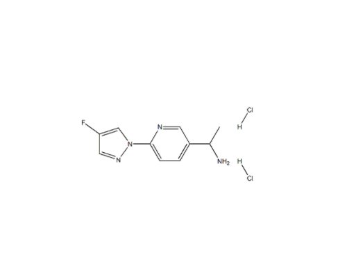 (S)-1-(6-(4-Fluoro-1H-pyrazol-1-yl)pyridin-3-yl)ethanamine dihydrochloride