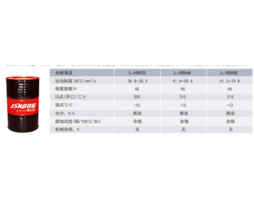 无灰抗磨液压油(高压)L-HM32、L-HM46、L-HM68