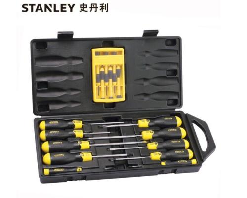 史丹利STANLEY 16件一字十字螺丝批综合套装 改锥起子家用维修带磁螺丝刀 68-0002C-23 可定制