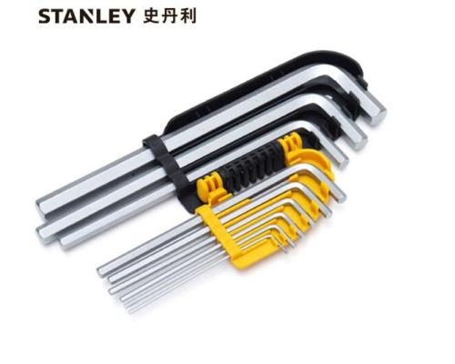 史丹利STANLEY 9件套公制内六角扳手1.5-10mm 六棱内六方螺丝刀L型 STMT92619-8-23 可定制