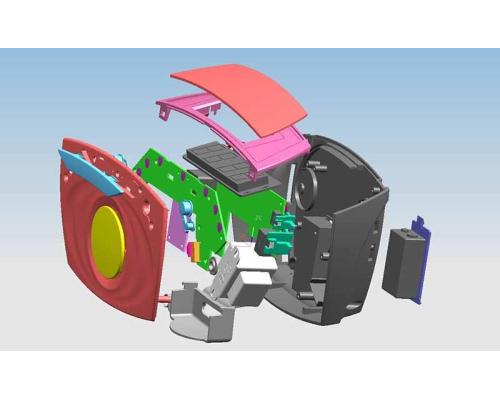 外观结构设计STL转STP格式3d抄数修图破图烂面图