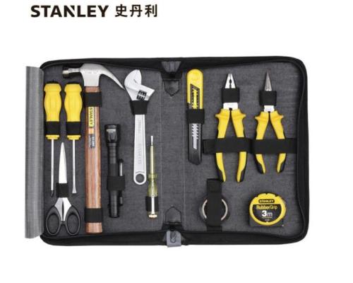 史丹利STANLEY 12件套居家工具包套装 家用物业维修手动工具多功能 LT-368-23 可定制