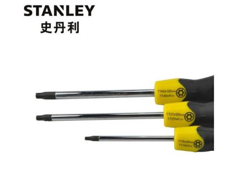 史丹利（Stanley）订制铬钒钢中孔花形螺丝批TT9x80mm 62-090-23