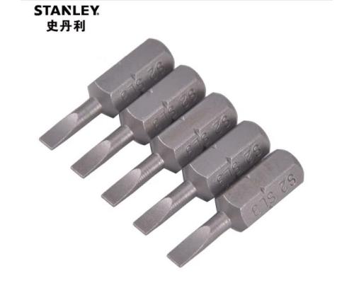 史丹利 STANLEY 订制6.3MM系列一字旋具头SL3.0x50mm(10个装) 63-011T-23（下单后5-10天发货）