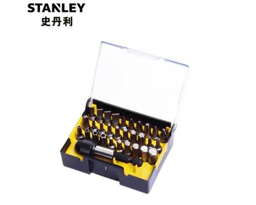 史丹利（Stanley）订制31件6.3MM系列旋具头和快脱磁性接杆组套A63-401-23