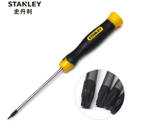 史丹利STANLEY 胶柄花形螺丝批TT5x80mm 螺丝刀起子改锥多功能维修工具 65-144-0-23 企业定制