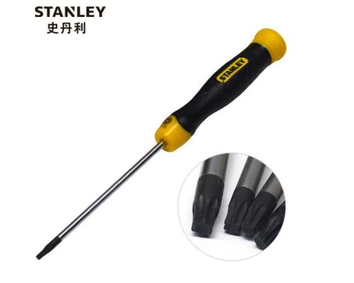 史丹利STANLEY 胶柄花形螺丝批TT8x80mm 螺丝刀起子改锥多功能维修工具 65-147-0-23 企业定制