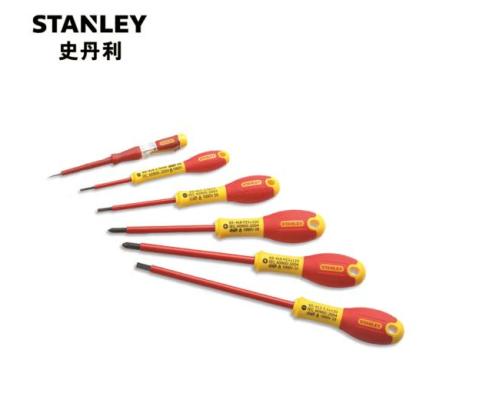 史丹利（Stanley）订制6件套双色柄绝缘螺丝批 65-443-14