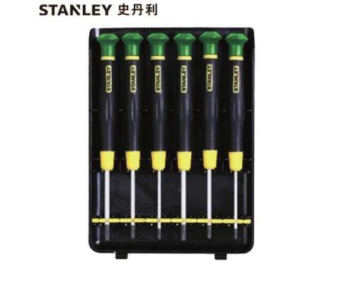 史丹利STANLEY 6件套花形微型螺丝批组套 手机维修钟表起子迷你螺丝刀改锥 66-396-23 可定制