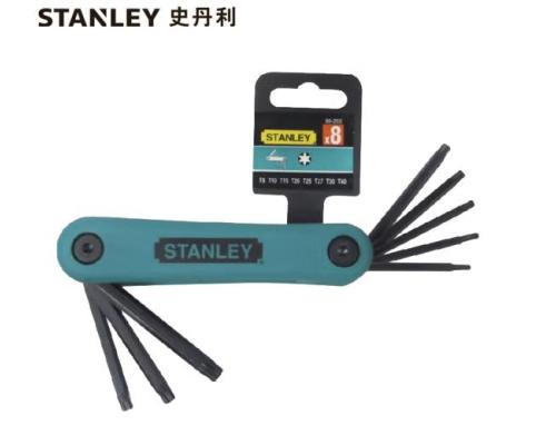 史丹利STANLEY 8件套折叠式花形扳手T9-T40 内六方六棱 69-263-23C 可定制