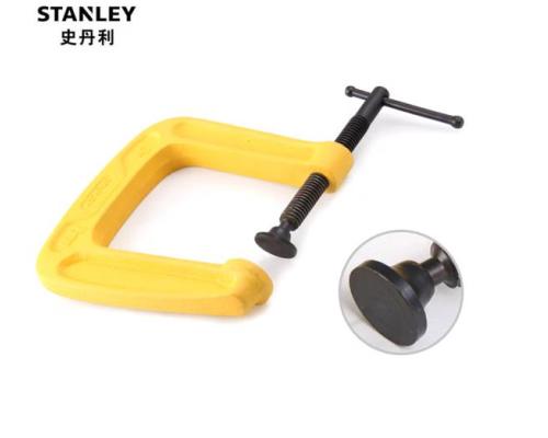 史丹利STANLEY 深口G型夹钳2英寸 木工夹子工具 固定夹具 g字夹 强力夹子 83-037-23 可定制