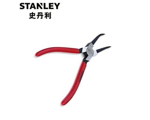 史丹利(Stanley)订制挡圈钳7英寸弯嘴孔用 84-274-22