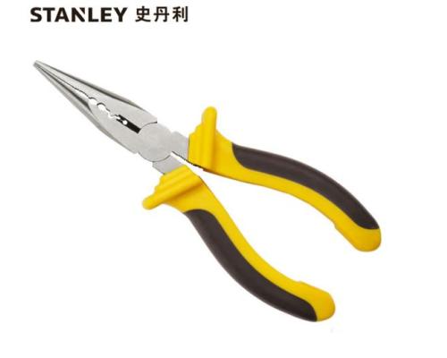 史丹利STANLEY 重型两用尖嘴钳6英寸 多功能尖头钳子尖咀手工小尖咀 84-484-1-22 企业定制